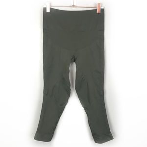 Lululemon In The Flow Crop Leggings Army Green